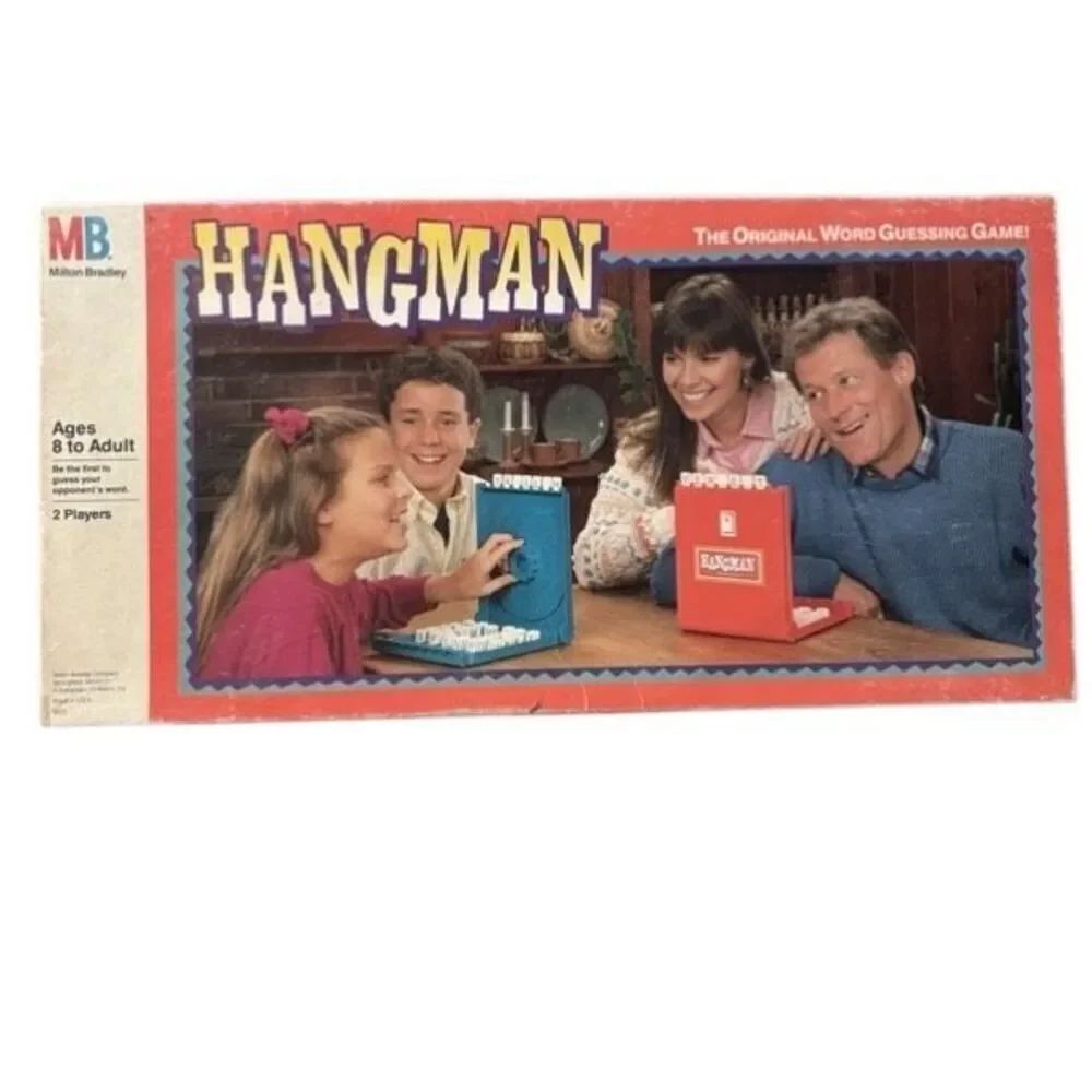 Milton Bradley 1988 Hangman Game *Complete*